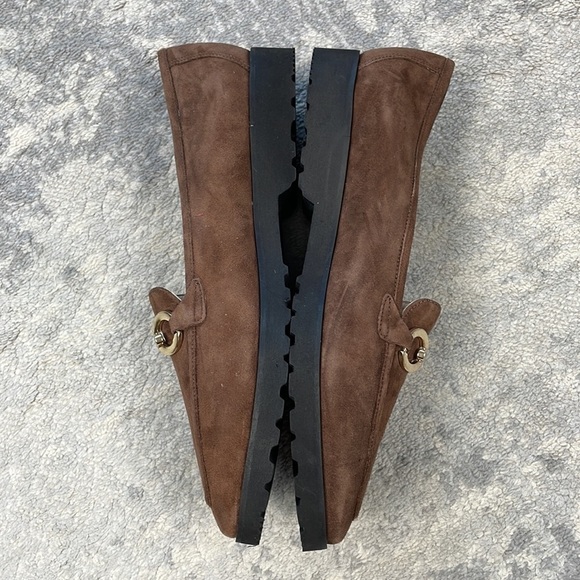 New Amalfi Rangoni Walk On Air Bit Loafers Brown Suede Sz 11.5 - Picture 12 of 14